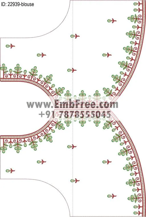blouse embroidery design-ID:22939