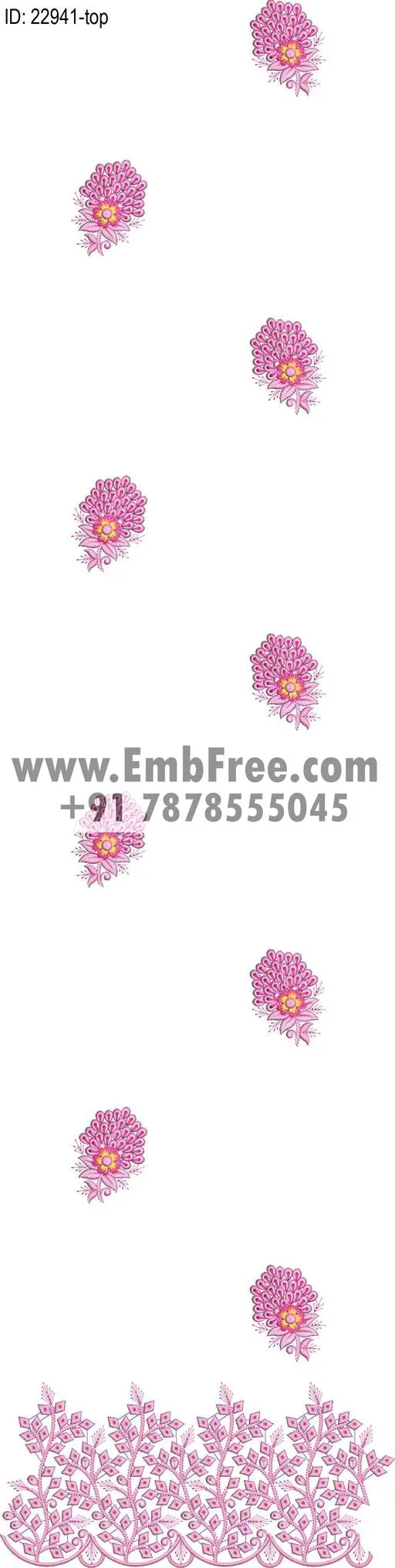 Embroidery Designs for dress id:22941