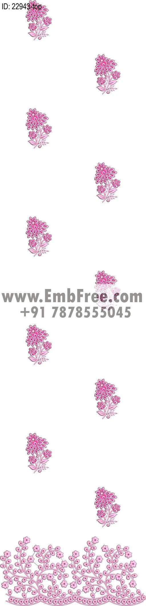 Embroidery Designs for dress id:22943