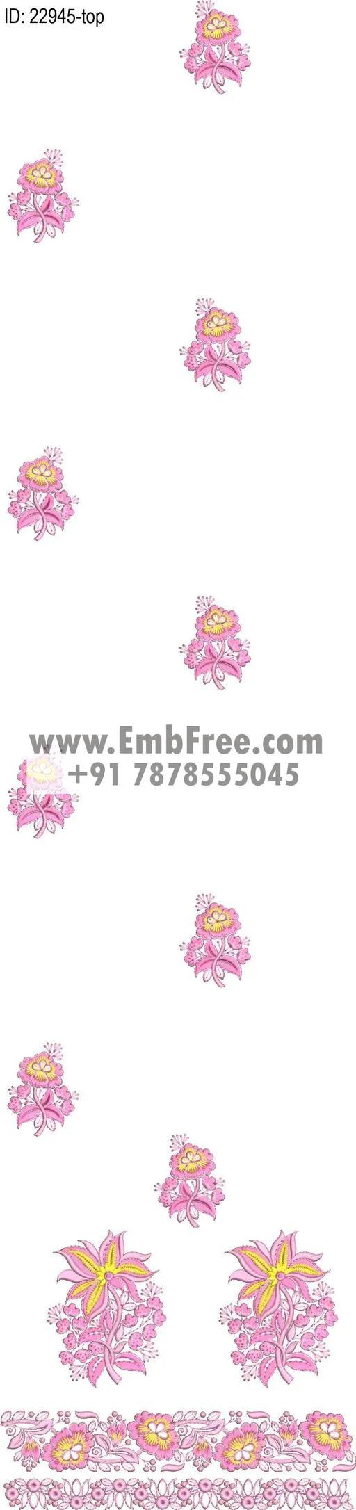 Embroidery Designs for dress id:22945