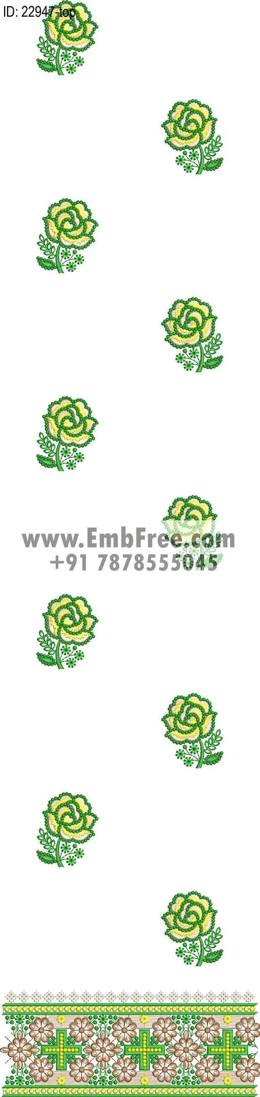 Embroidery Designs for dress id:22947