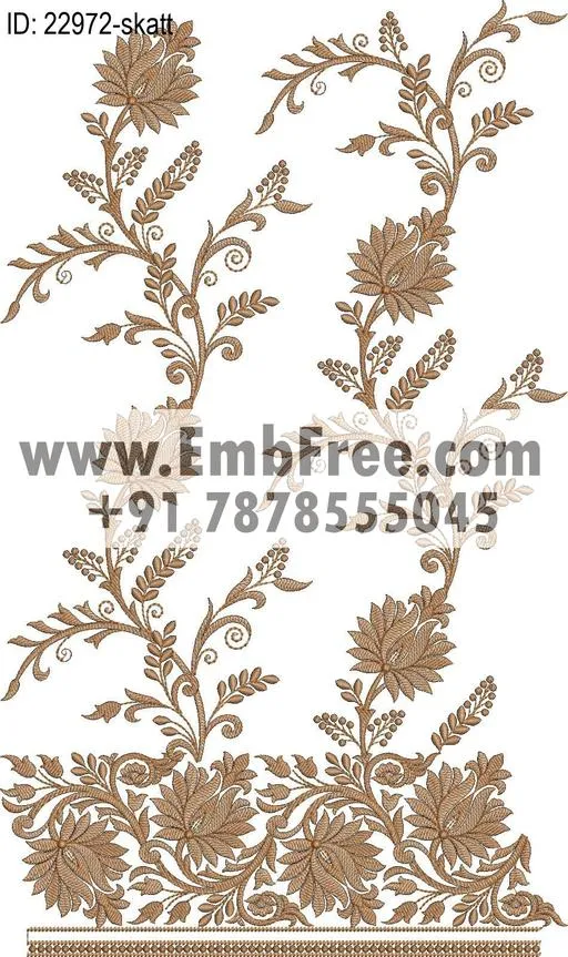 saree cpallu embroidery design thumbnail 3