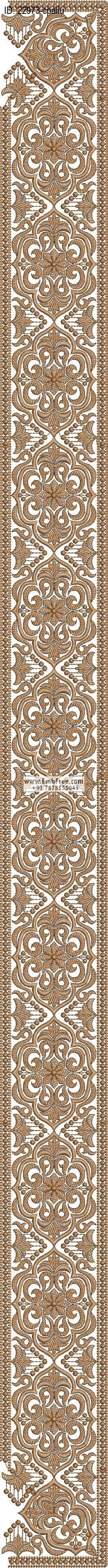 saree cpallu embroidery design