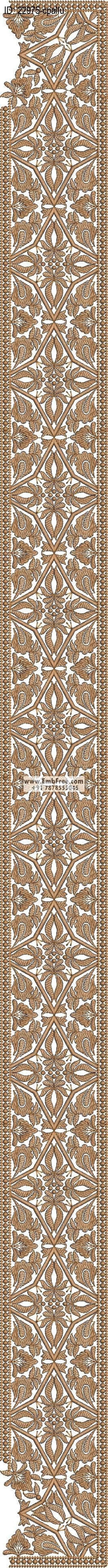 saree cpallu embroidery design