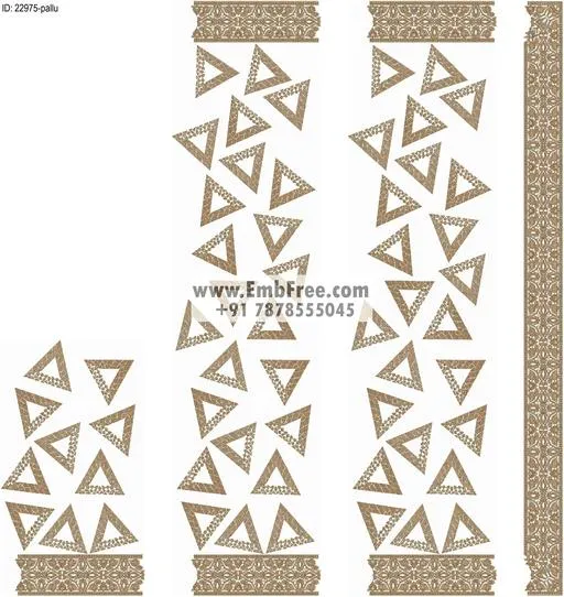 Embroidery designs for saree id:22975