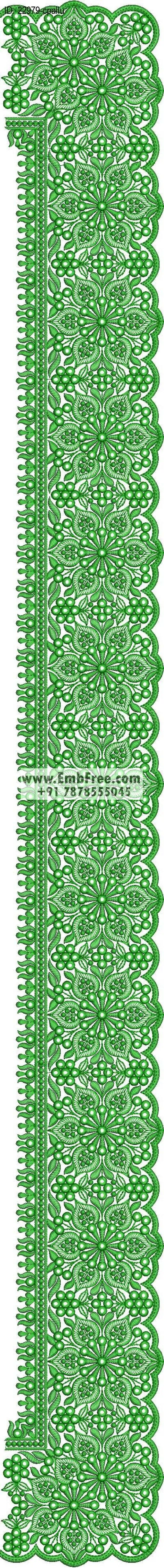 saree cpallu embroidery design