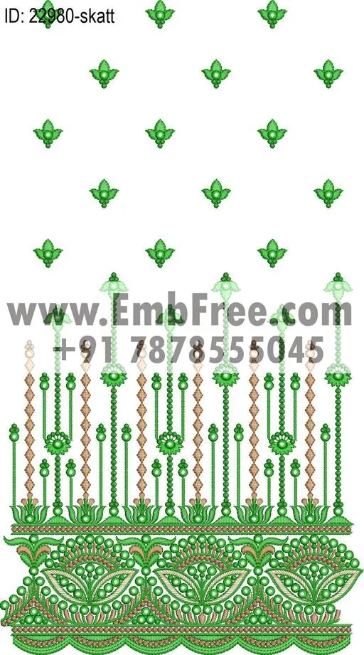saree cpallu embroidery design thumbnail 3
