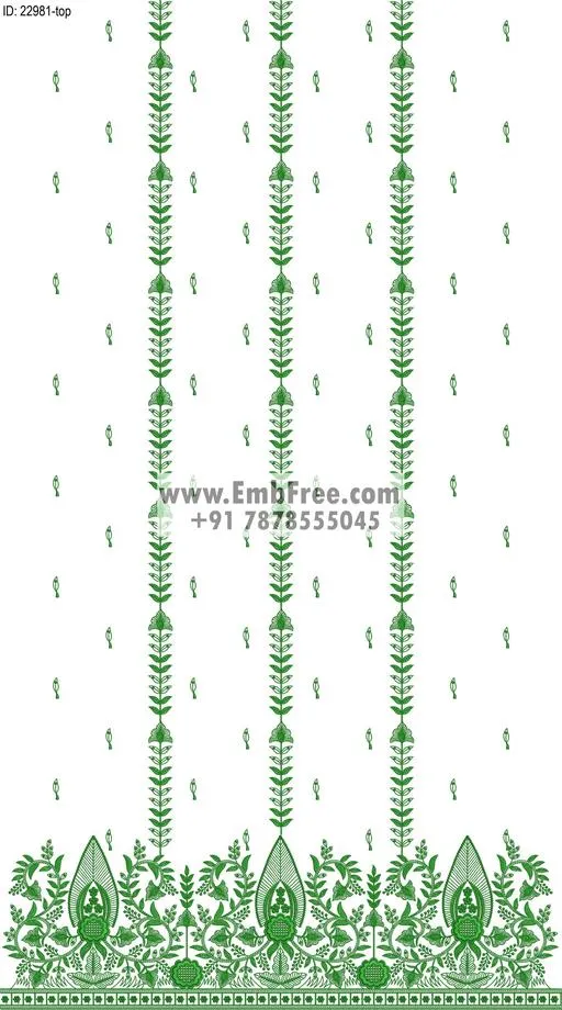 Embroidery Designs for dress id:22981