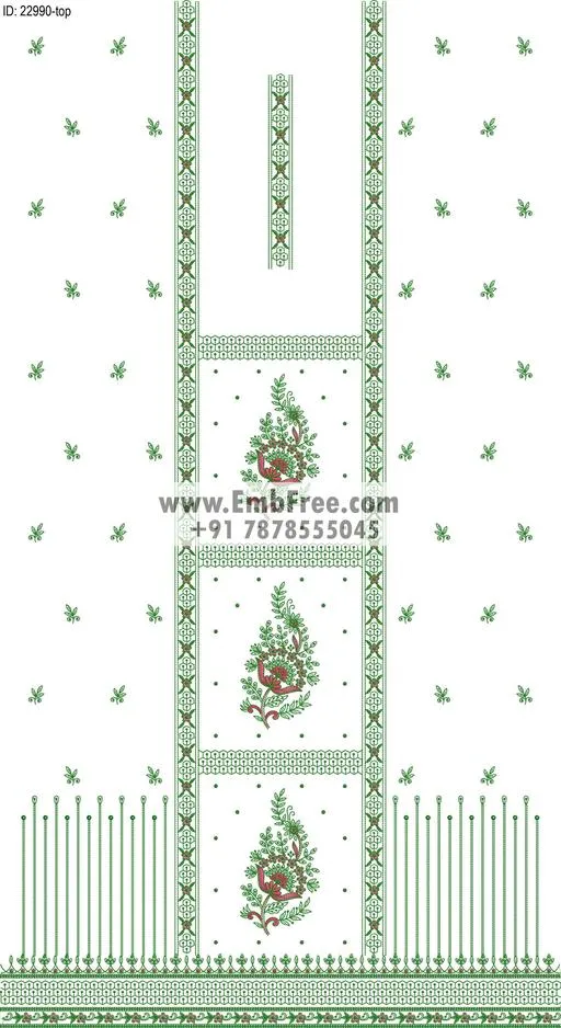 Embroidery Designs for dress id:22990