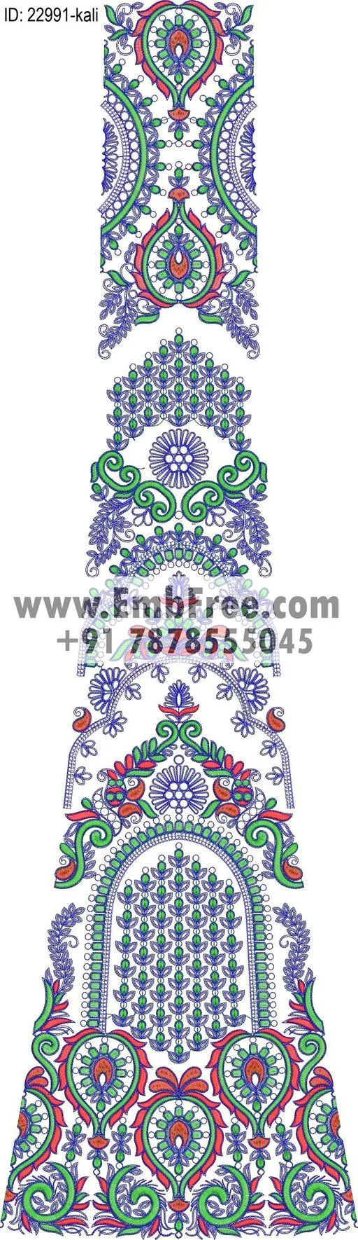 Embroidery Designs for dress id:22991