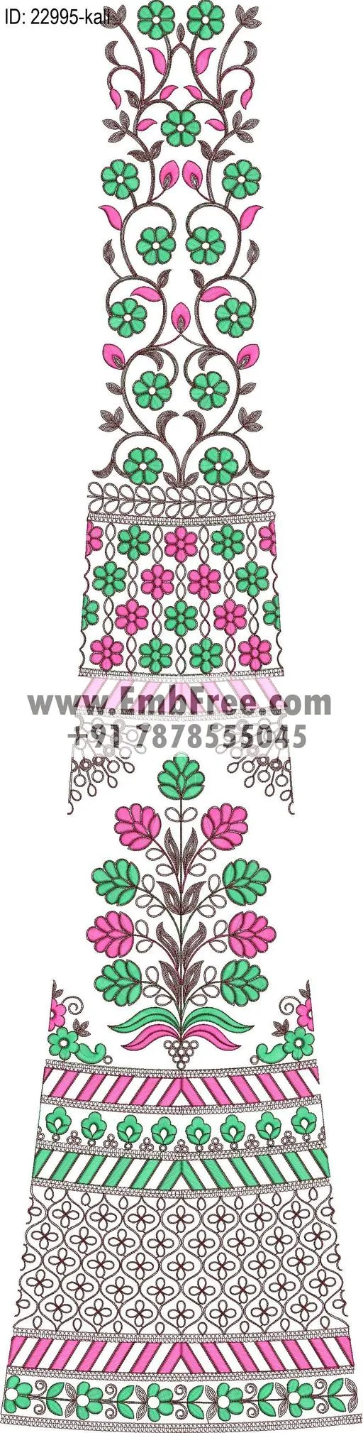 Embroidery Designs for dress id:22995