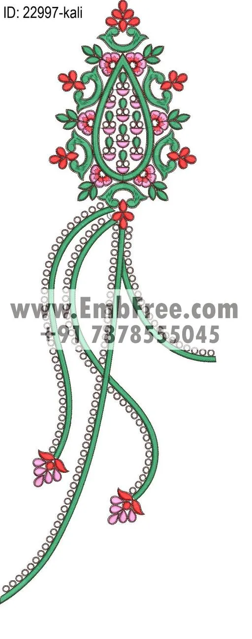 Embroidery Designs for dress id:22997