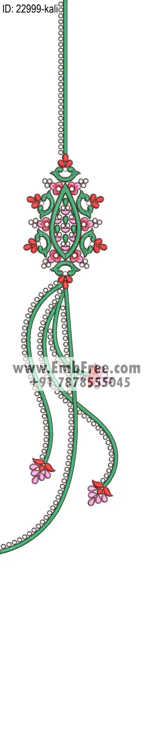 Embroidery Designs for dress id:22999