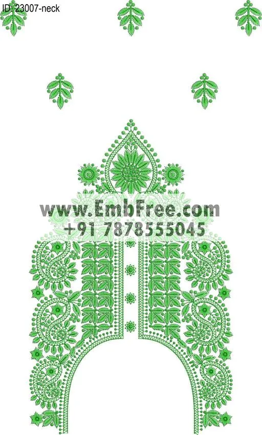Embroidery Designs for dress id:23007