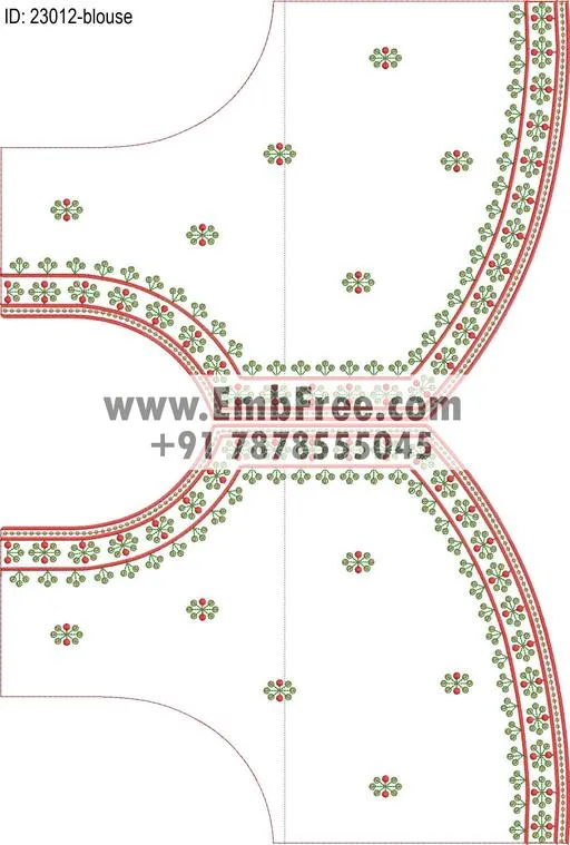 blouse embroidery design
