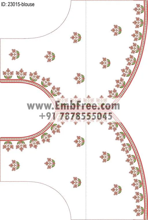 blouse embroidery design