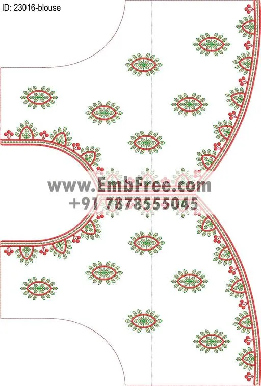 blouse embroidery design