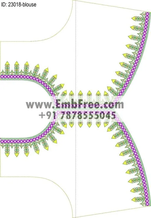 blouse embroidery design