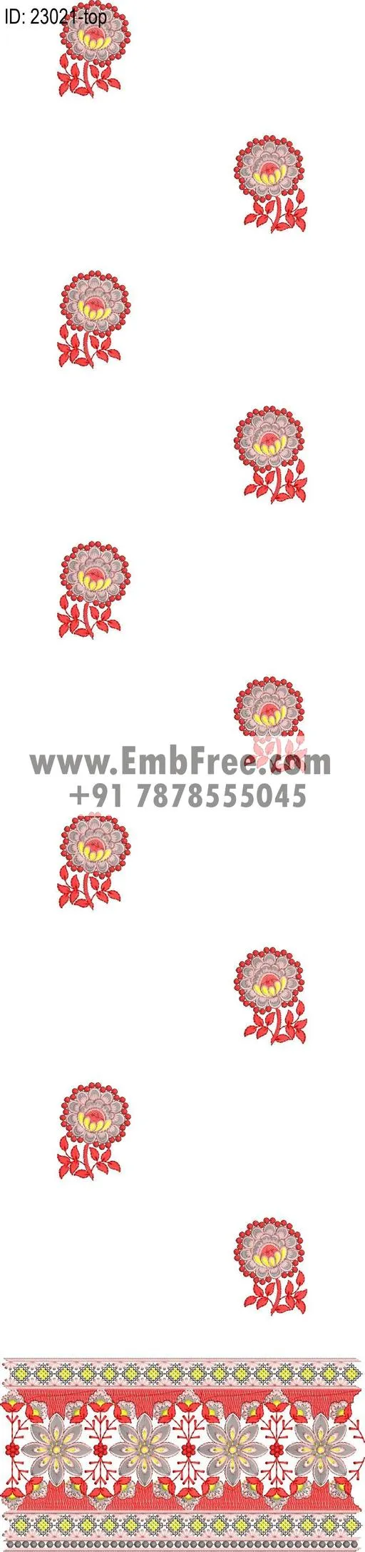 dress single head embroidery design-ID:23021