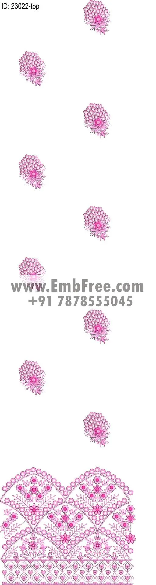 dress single head embroidery design-ID:23022