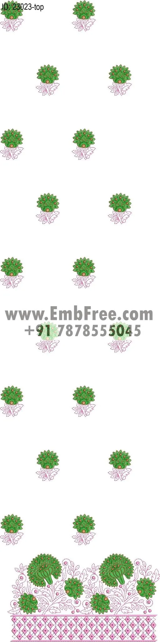 dress single head embroidery design-ID:23023