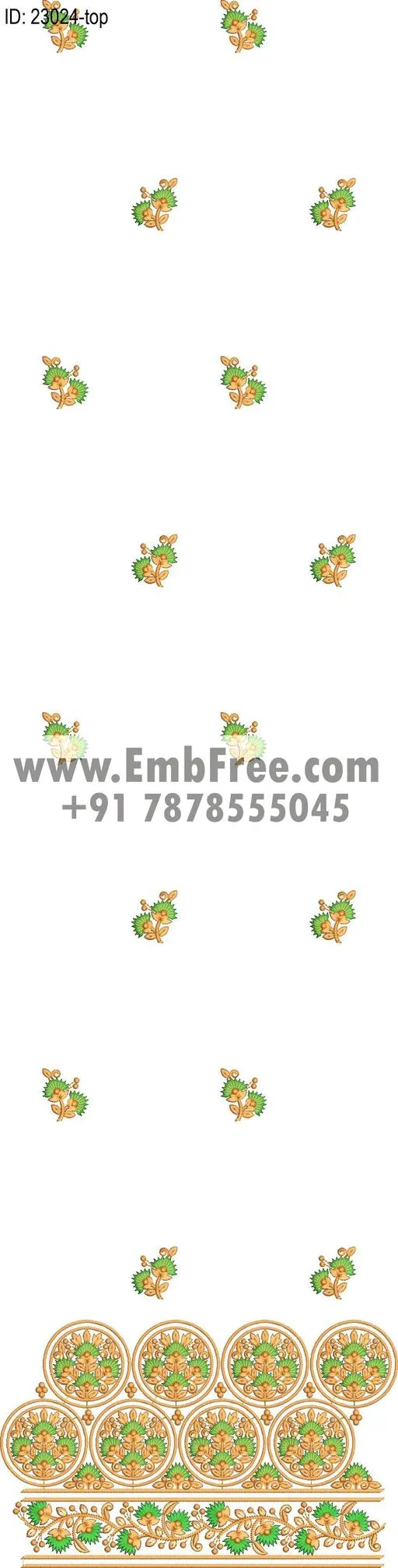 dress single head embroidery design-ID:23024