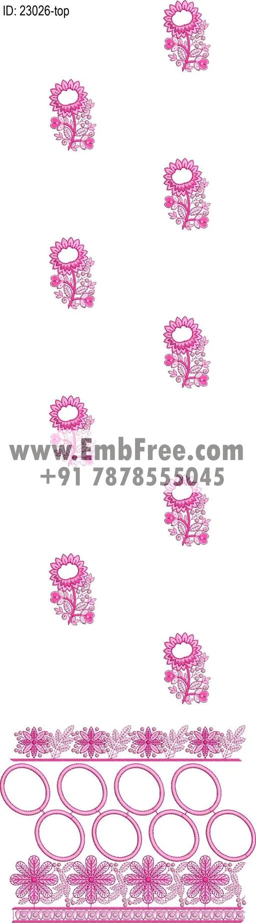 dress single head embroidery design-ID:23026