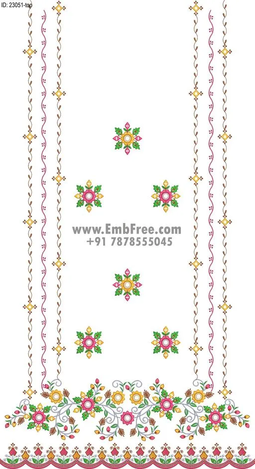 dress single head embroidery design-ID:23051