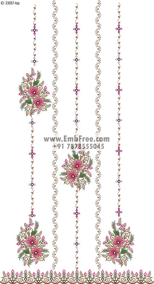 dress single head embroidery design-ID:23057