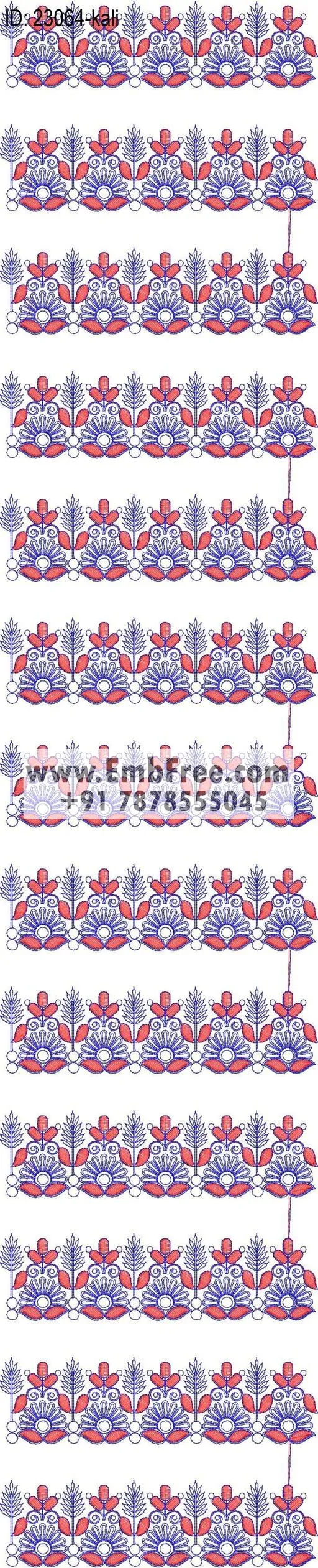 lahenga embroidery design-ID:23064