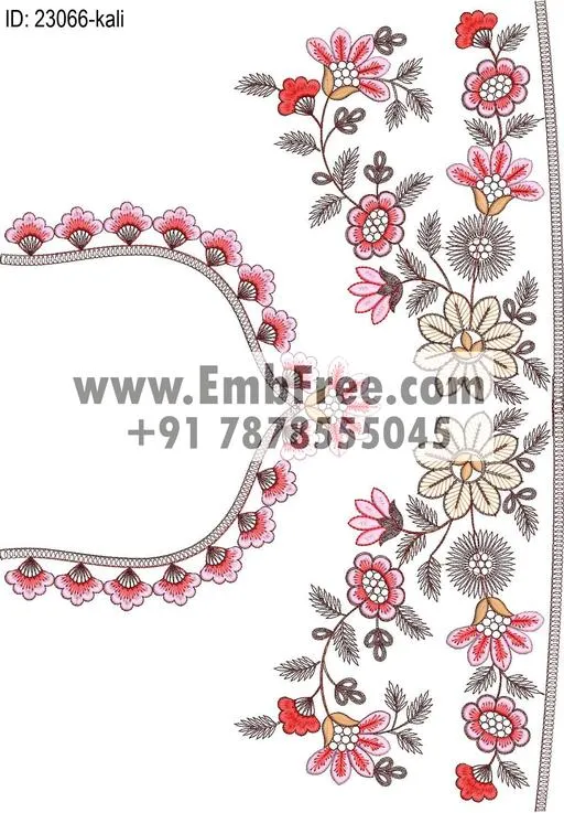lahenga embroidery design-ID:23066