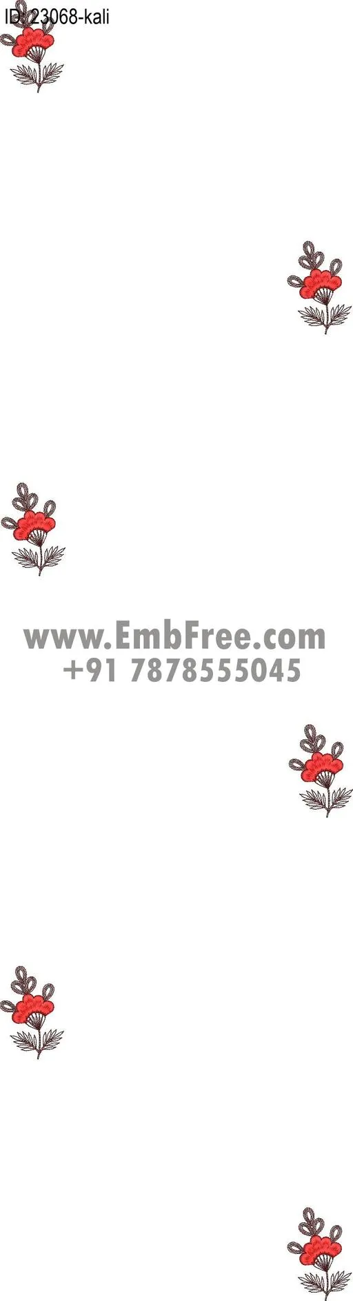 lahenga embroidery design