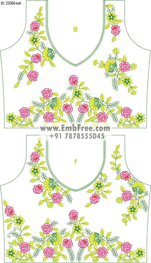 lahenga embroidery design