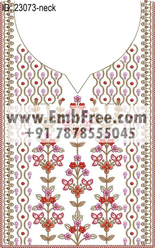 Embroidery Designs for dress id:23073