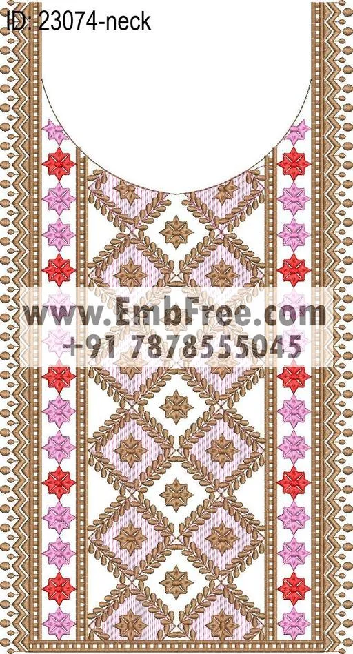 Embroidery Designs for dress id:23074