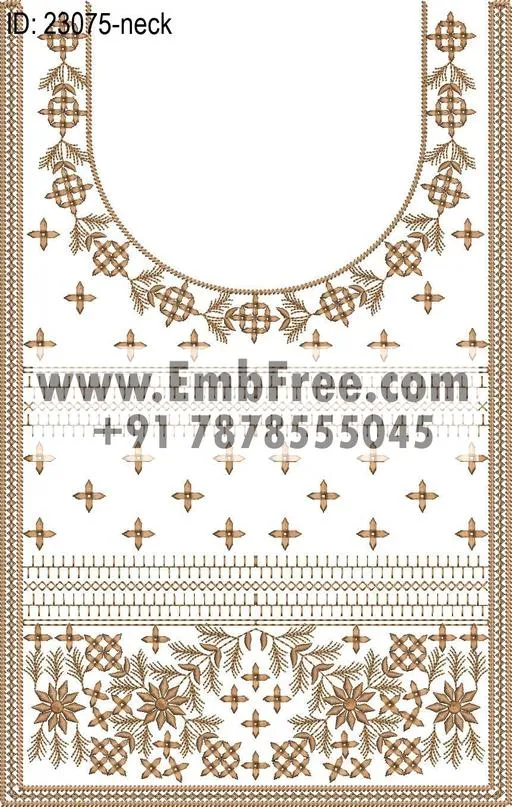 Embroidery Designs for dress id:23075