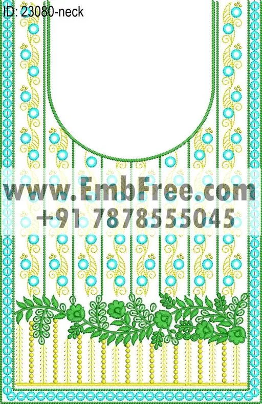 Embroidery Designs for dress id:23080