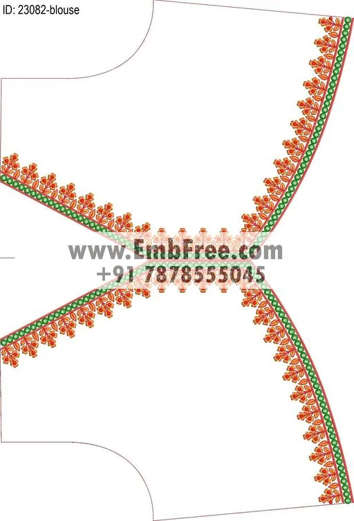 blouse embroidery design