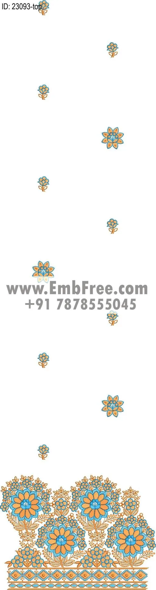 dress single head embroidery design-ID:23093