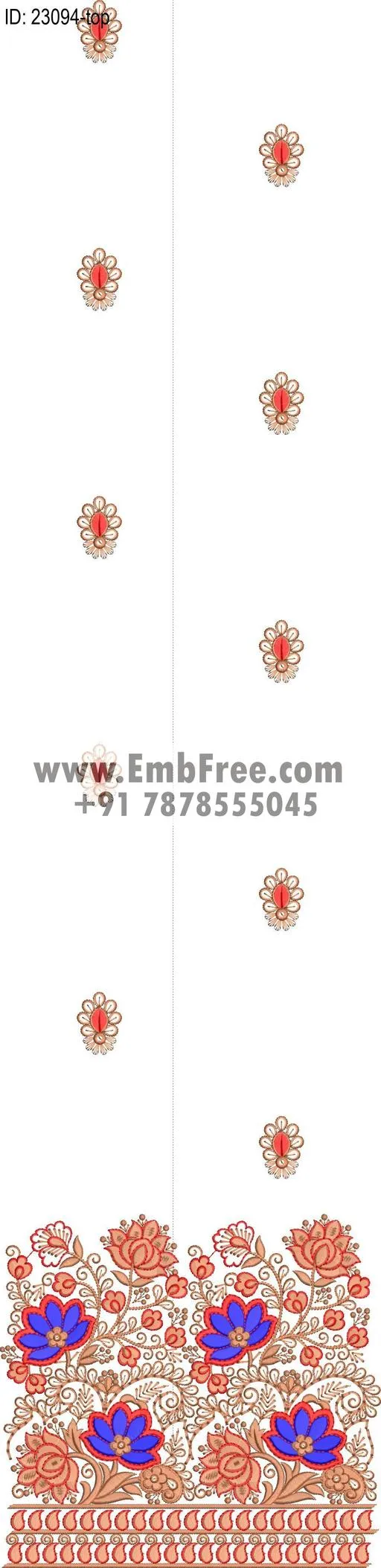 dress single head embroidery design-ID:23094