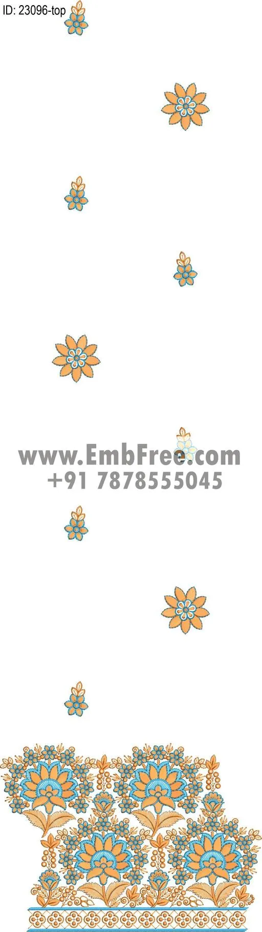 dress single head embroidery design-ID:23096