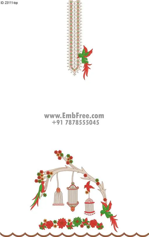 dress single head embroidery design-ID:23111