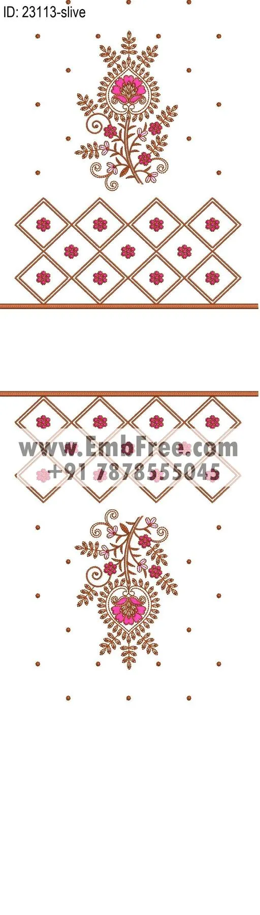 dress single head embroidery design thumbnail 2