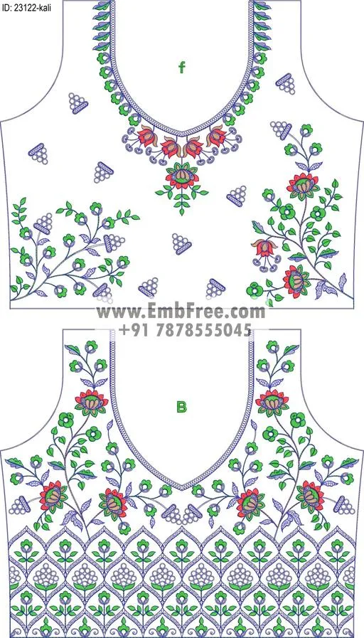 lahenga embroidery design-ID:23122