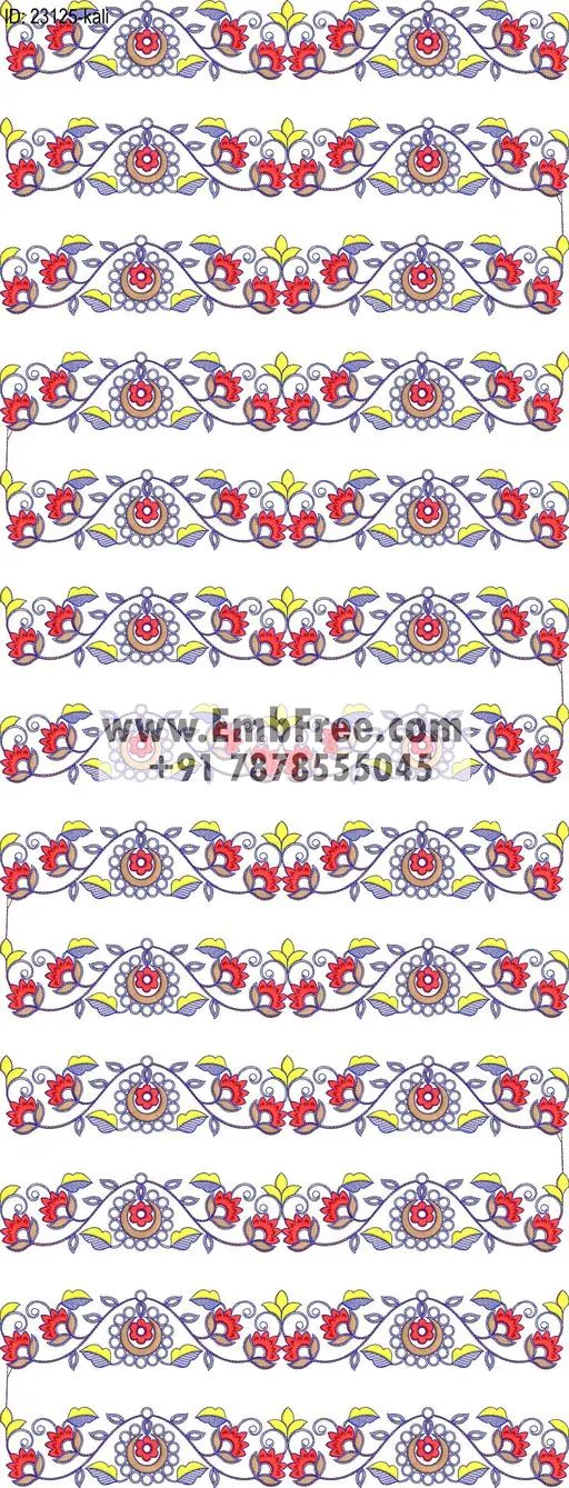 lahenga embroidery design-ID:23125