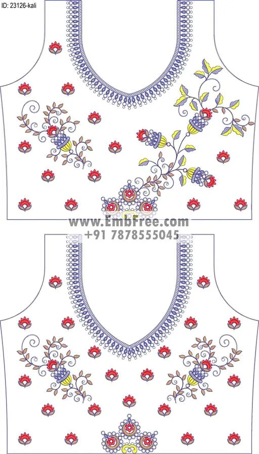 lahenga embroidery design-ID:23126