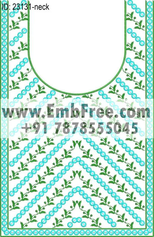 Embroidery Designs for dress id:23131