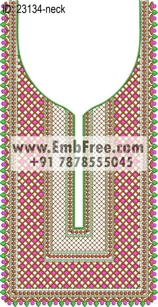 Embroidery Designs for dress id:23134