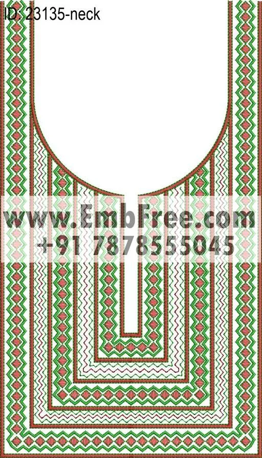 Embroidery Designs for dress id:23135