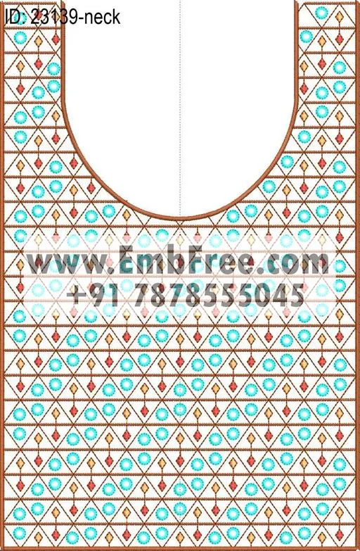 Embroidery Designs for dress id:23139